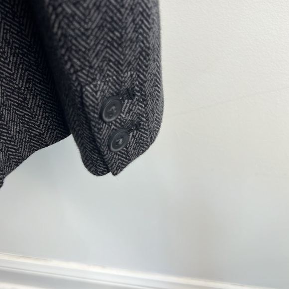 OLD NAVY Gray Herringbone Men’s Blazer NWT Size Large Tall - Picture 7 of 12